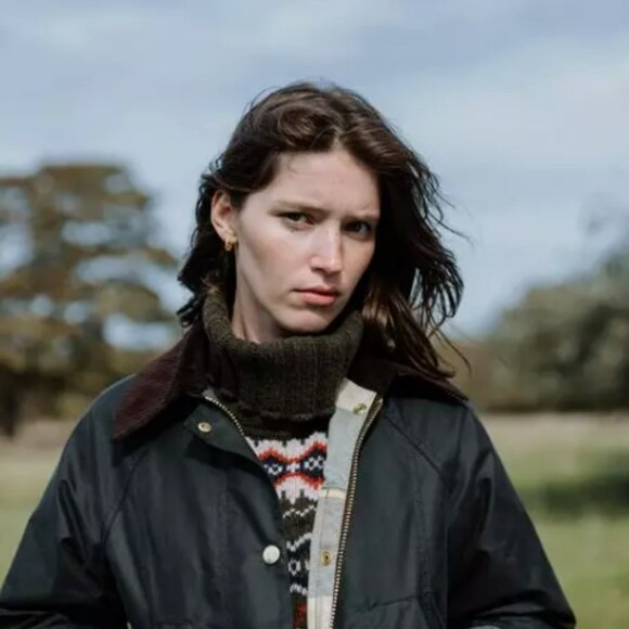 Sage/Ancient ~ Barbour Modern Beadnell Wax Jacket MSRP$498 English Chic - Picture 11 of 16